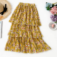 Load image into Gallery viewer, Floral Tiered Print Skirt