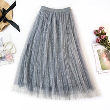 Load image into Gallery viewer, Polka Dot Tulle Skirt