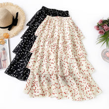 Load image into Gallery viewer, Chiffon Tiered Long Skirt