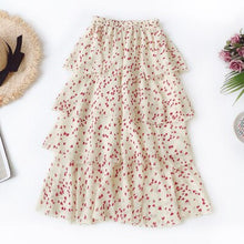 Load image into Gallery viewer, Chiffon Tiered Long Skirt