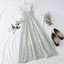 Load image into Gallery viewer, SKOONHEID Ruched Floral Long Dress