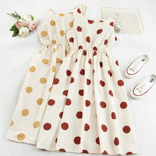 Load image into Gallery viewer, SKOONHEID  Sleeveless Polka Dot Long Dress