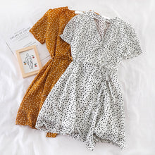 Load image into Gallery viewer, SKOONHEID Polka Dot Chiffon Dress
