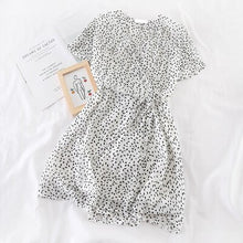 Load image into Gallery viewer, SKOONHEID Polka Dot Chiffon Dress