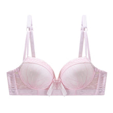 Load image into Gallery viewer, Nylon Underwear Simple Thin Mold B Cup Lace Bra