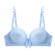 Load image into Gallery viewer, Nylon Underwear Simple Thin Mold B Cup Lace Bra