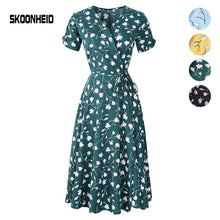 Load image into Gallery viewer, SKOONHEID Print Floral Dress