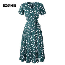 Load image into Gallery viewer, SKOONHEID Print Floral Dress
