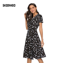 Load image into Gallery viewer, SKOONHEID Print Floral Dress
