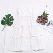Load image into Gallery viewer, SKOONHEID Sleeveless Tiered Strap Women Dress