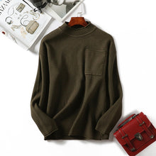 Load image into Gallery viewer, 0 - neck Tricot Korean style Sweater