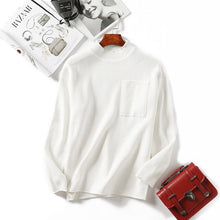 Load image into Gallery viewer, 0 - neck Tricot Korean style Sweater